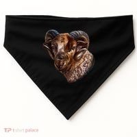 Wildlife Ram Stare USA-Made Doggie Bandana thumb 0