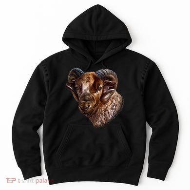 Wildlife Ram Stare Hoodie