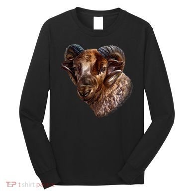 Wildlife Ram Stare Long Sleeve Shirt