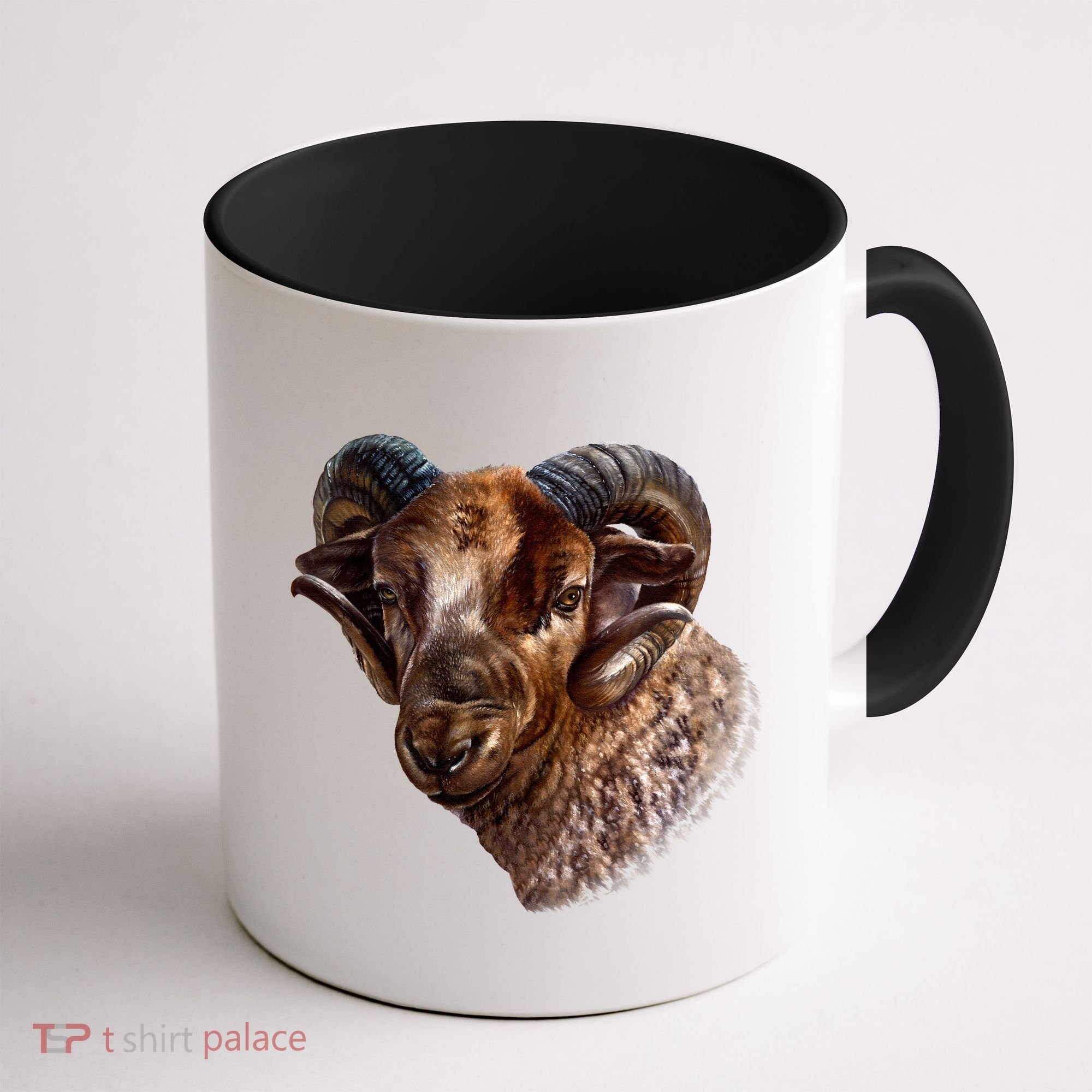 Wildlife Ram Stare Coffee Mug