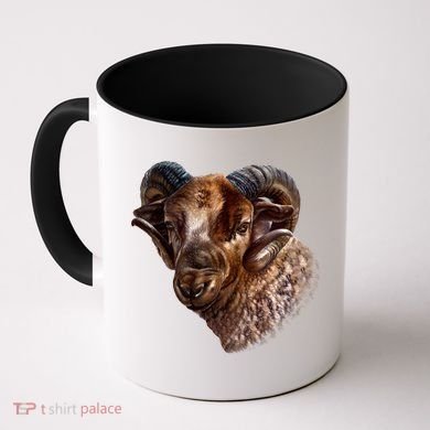 Wildlife Ram Stare Coffee Mug