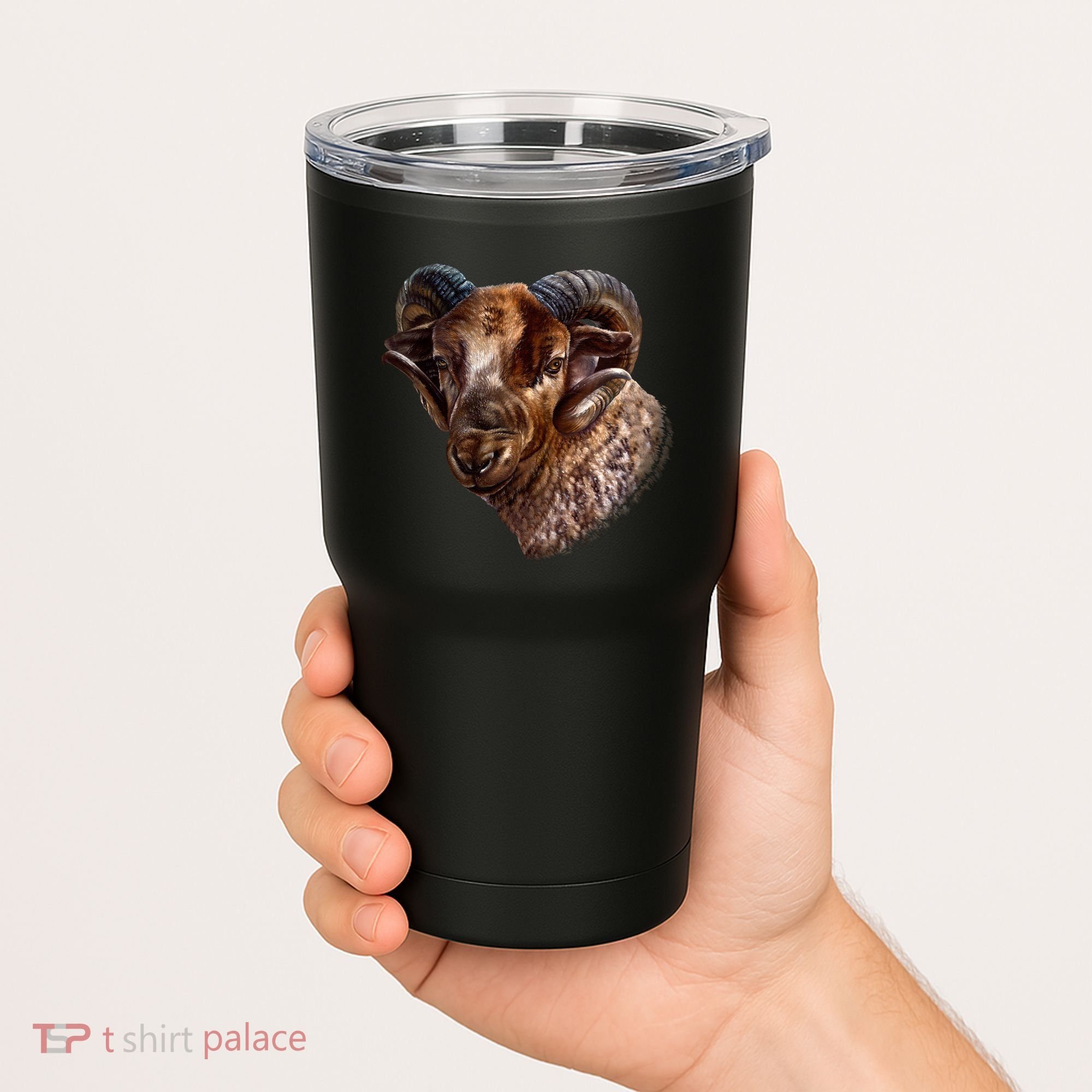 Wildlife Ram Stare Tumbler