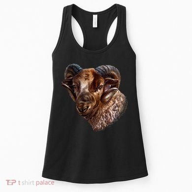 Wildlife Ram Stare Women's Tank Top