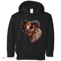 Wildlife Ram Stare Toddler Hoodie thumb 0