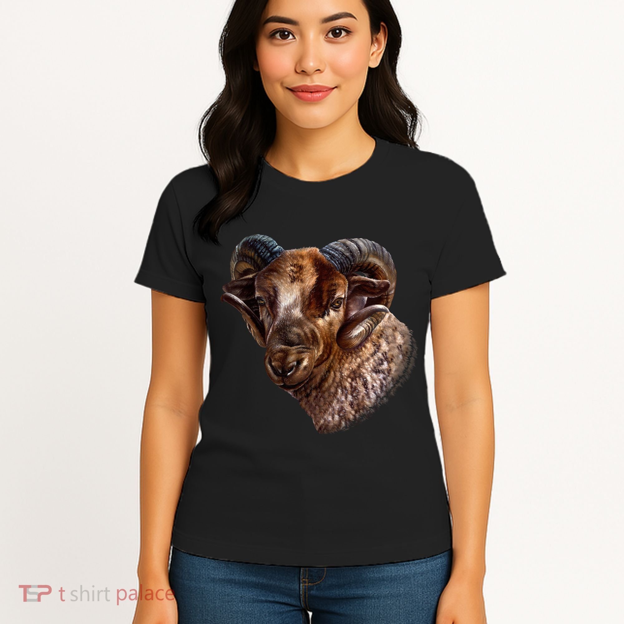 Wildlife Ram Stare Women's T-Shirt