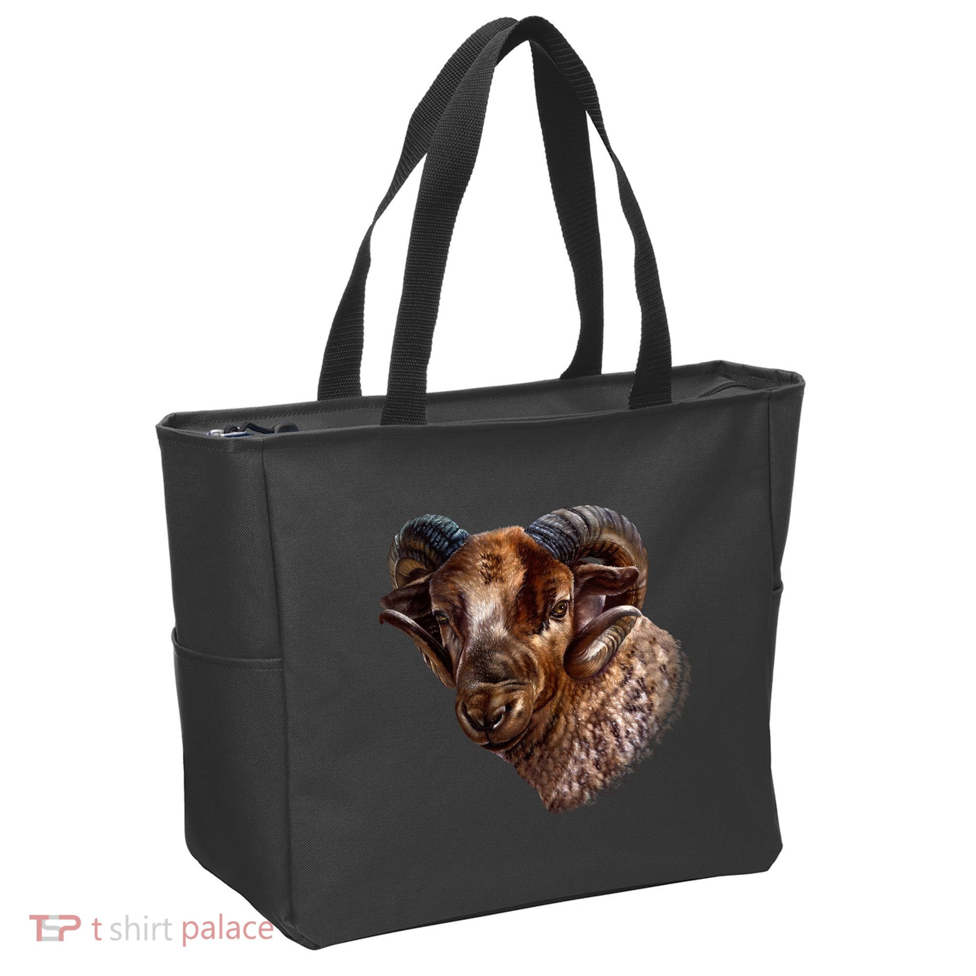 Wildlife Ram Stare Tote Bag
