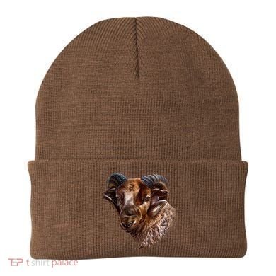 Wildlife Ram Stare Beanie