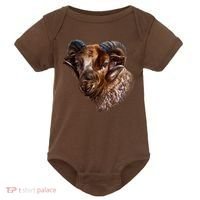 Wildlife Ram Stare Baby Bodysuit thumb 0