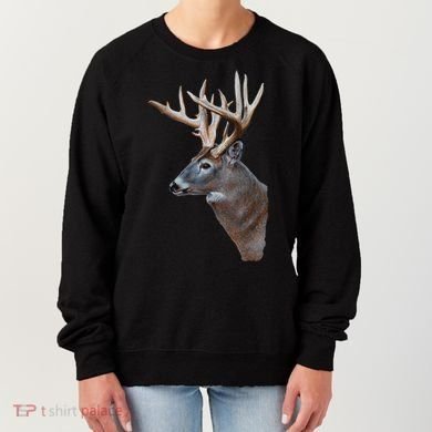 Wildlife The Boss Deer Head Women's Sweatshirt