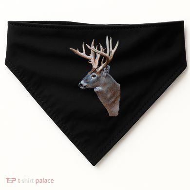 Wildlife The Boss Deer Head USA-Made Doggie Bandana