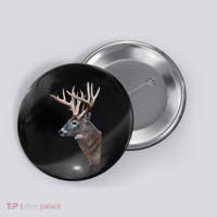 Wildlife The Boss Deer Head Button thumb 0