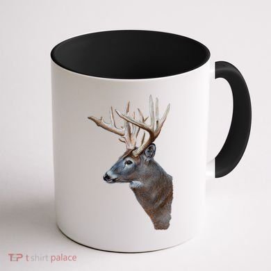 Wildlife The Boss Deer Head Coffee Mug back