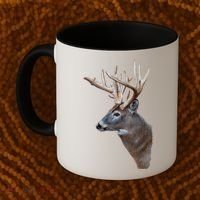 Wildlife The Boss Deer Head Coffee Mug thumb 2