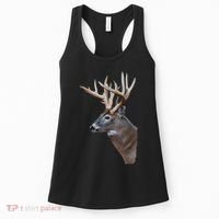 Wildlife The Boss Deer Head Women's Tank Top thumb 0