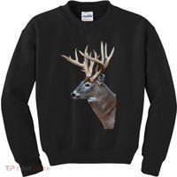 Wildlife The Boss Deer Head Kids Sweatshirt thumb 0