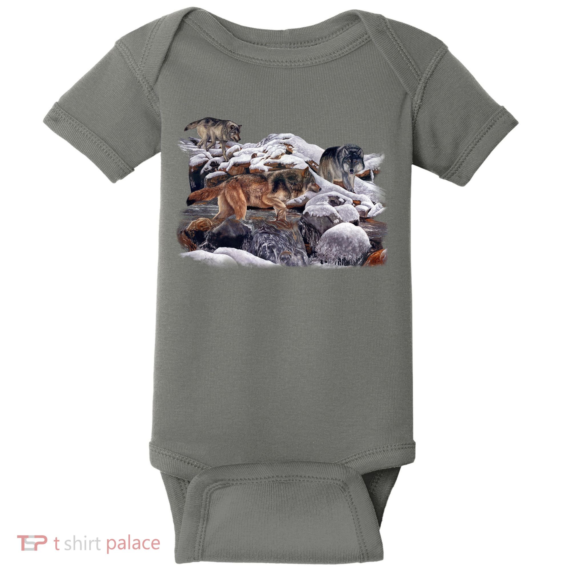 Wildlife Wolf Creek Baby Bodysuit