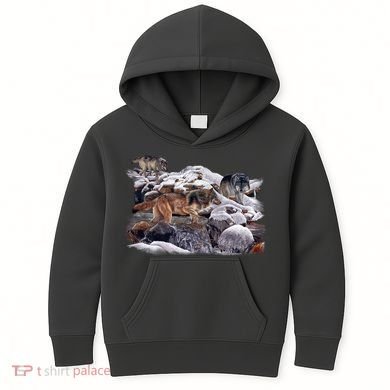 Wildlife Wolf Creek Kids Hoodie