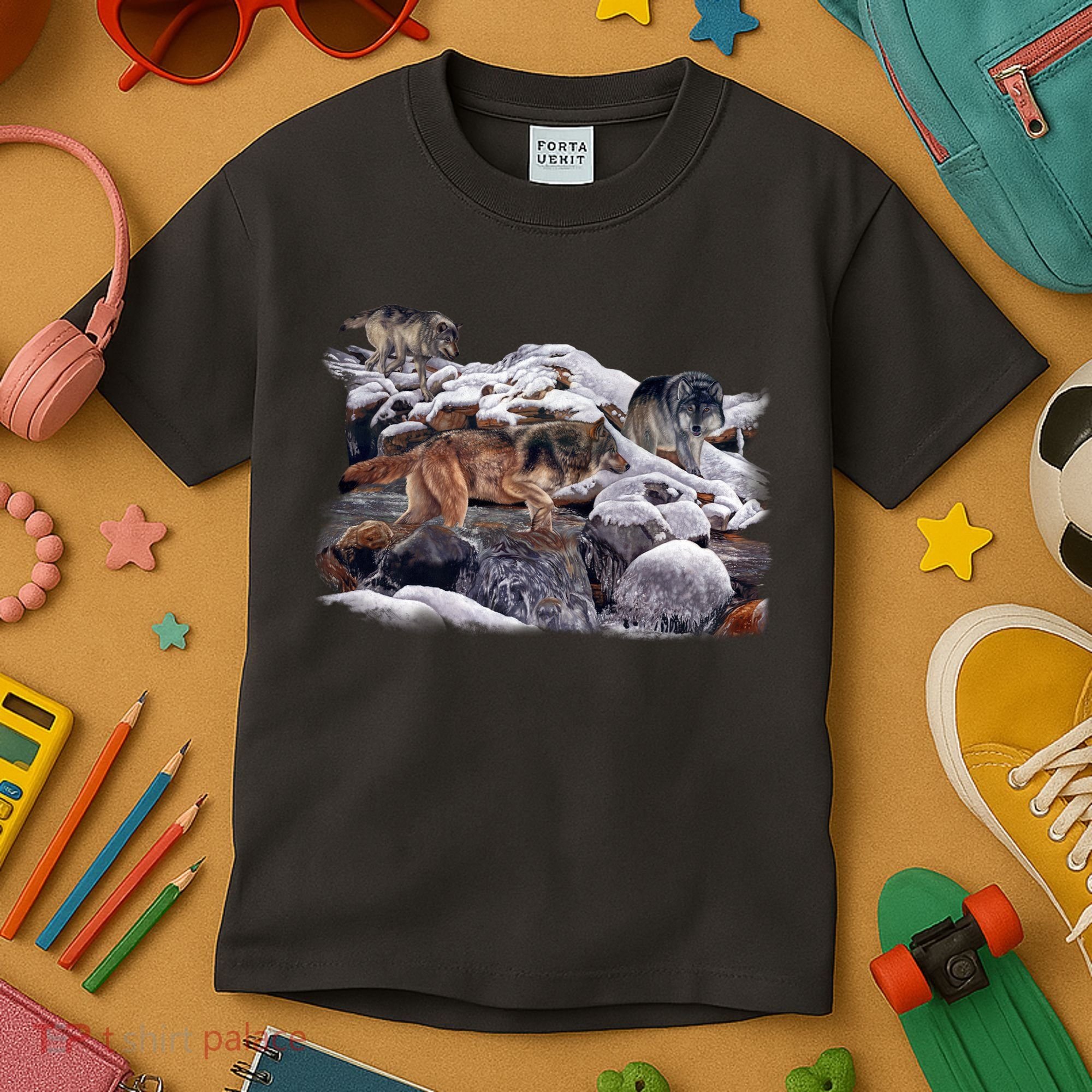 Wildlife Wolf Creek Kids T-Shirt