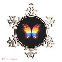 Wildly Painted Rainbow Butterfly Ornament thumb 0