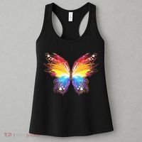 Wildly Painted Rainbow Butterfly Women's Tank Top thumb 3
