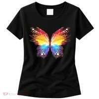 Wildly Painted Rainbow Butterfly Women's T-Shirt thumb 0