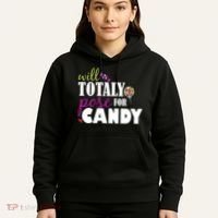 Will Totally Pose For Candy Hoodie thumb 5