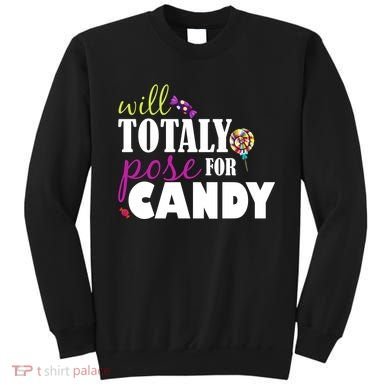 Will Totally Pose For Candy Sweatshirt