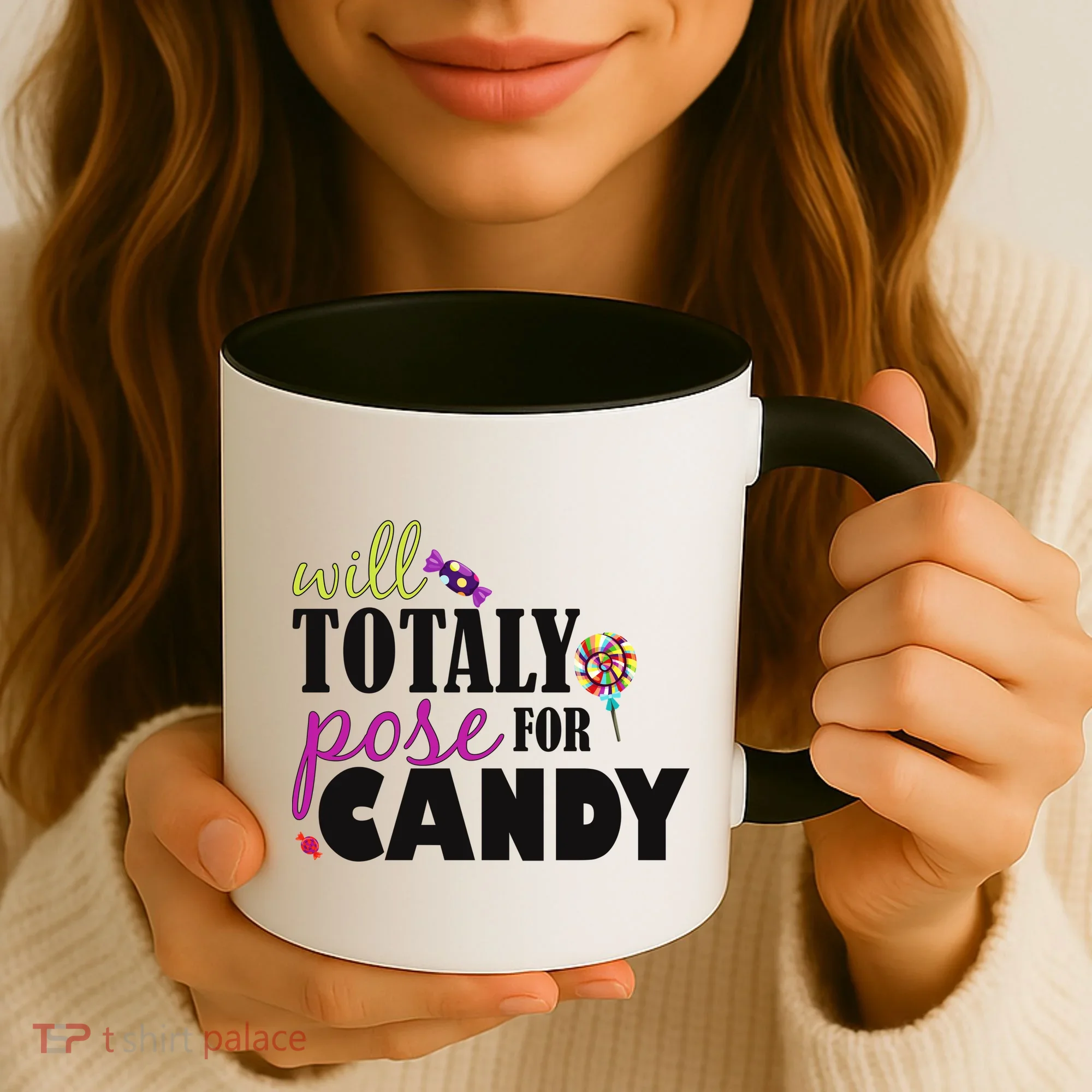 Will Totally Pose For Candy Coffee Mug