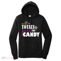 Will Totally Pose For Candy Women's Hoodie thumb 0