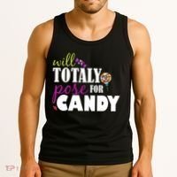 Will Totally Pose For Candy Tank Top thumb 3