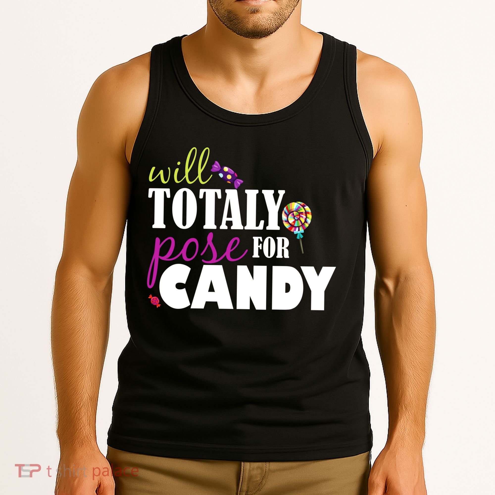 Will Totally Pose For Candy Tank Top