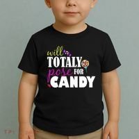 Will Totally Pose For Candy Toddler T-Shirt thumb 2