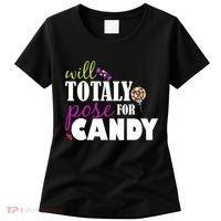Will Totally Pose For Candy Women's T-Shirt thumb 0