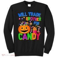 Will Trade Brother For Candy Funny Halloween Sweatshirt thumb 0