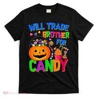 Will Trade Brother For Candy Funny Halloween T-Shirt thumb 0