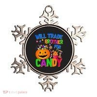 Will Trade Brother For Candy Funny Halloween Ornament thumb 0