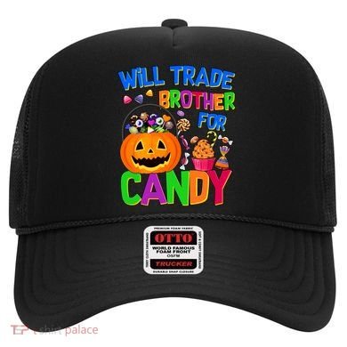 Will Trade Brother For Candy Funny Halloween Hat