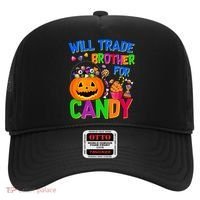 Will Trade Brother For Candy Funny Halloween Hat thumb 0