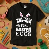 Will trade brother for eggs Kids T-Shirt thumb 3