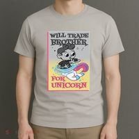 Will Trade Brother For Unicorn T-Shirt thumb 3