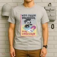 Will Trade Brother For Unicorn T-Shirt thumb 6