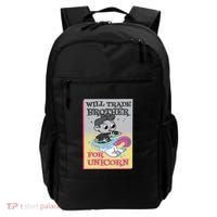 Will Trade Brother For Unicorn Backpack thumb 0