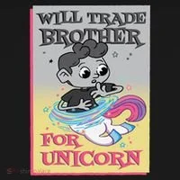 Will Trade Brother For Unicorn Bucket Hat thumb 4