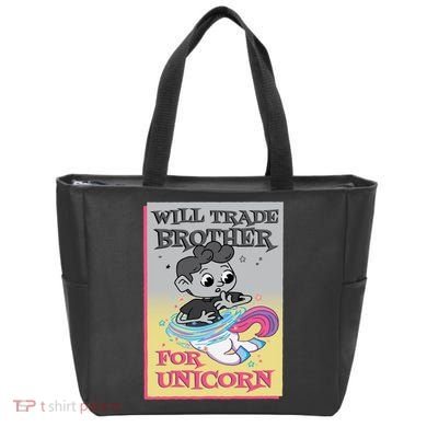 Will Trade Brother For Unicorn Tote Bag