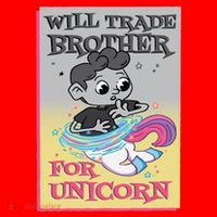 Will Trade Brother For Unicorn Santa Hat thumb 1