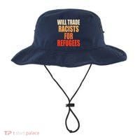 Will Trade Racists For Refugees Bucket Hat thumb 0