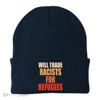 Will Trade Racists For Refugees Beanie thumb 0