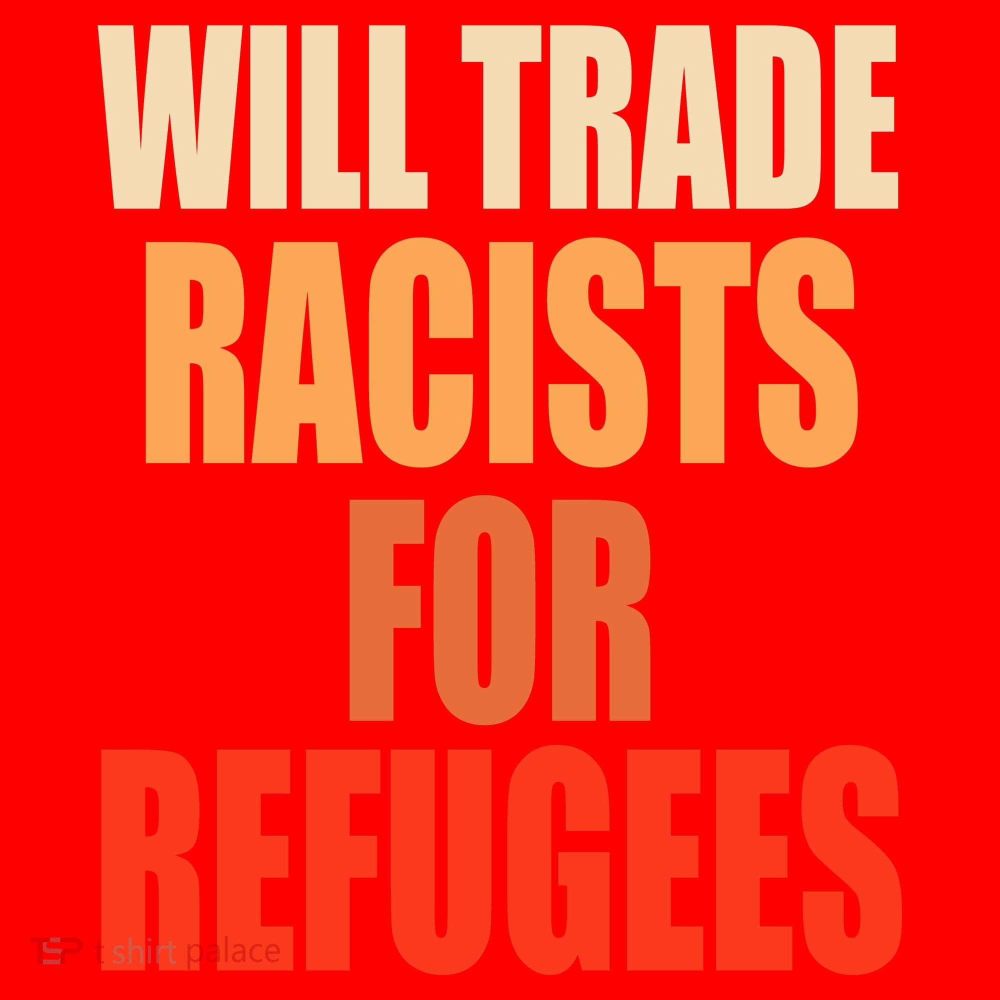 Will Trade Racists For Refugees Santa Hat