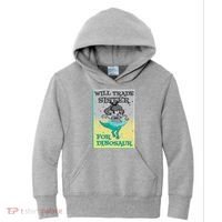 Will Trade Sister For Dinosaur Kids Hoodie thumb 0