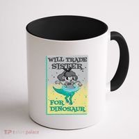 Will Trade Sister For Dinosaur Coffee Mug thumb 1